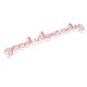 Decorative Plastic Led Lighting Good Vibes Only - Pink Pink Wallxpert Decorative Plastic Led Lighting Good Vibes Only - Pink Pink
