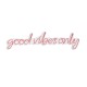 Decorative Plastic Led Lighting Good Vibes Only - Pink Pink Wallxpert Decorative Plastic Led Lighting Good Vibes Only - Pink Pink