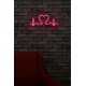 Decorative Plastic Led Lighting Love Rhythm - Pink Pink Wallxpert Decorative Plastic Led Lighting Love Rhythm - Pink Pink