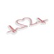 Decorative Plastic Led Lighting Love Rhythm - Pink Pink Wallxpert Decorative Plastic Led Lighting Love Rhythm - Pink Pink
