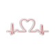 Decorative Plastic Led Lighting Love Rhythm - Pink Pink Wallxpert Decorative Plastic Led Lighting Love Rhythm - Pink Pink