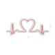 Decorative Plastic Led Lighting Love Rhythm - Pink Pink Wallxpert Decorative Plastic Led Lighting Love Rhythm - Pink Pink
