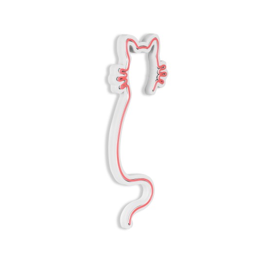 Decorative Plastic Led Lighting Cat - Pink Pink Decorative Plastic Led Lighting Cat - Pink Pink