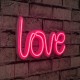 Decorative Plastic Led Lighting Love - Pink Pink Wallxpert Decorative Plastic Led Lighting Love - Pink Pink