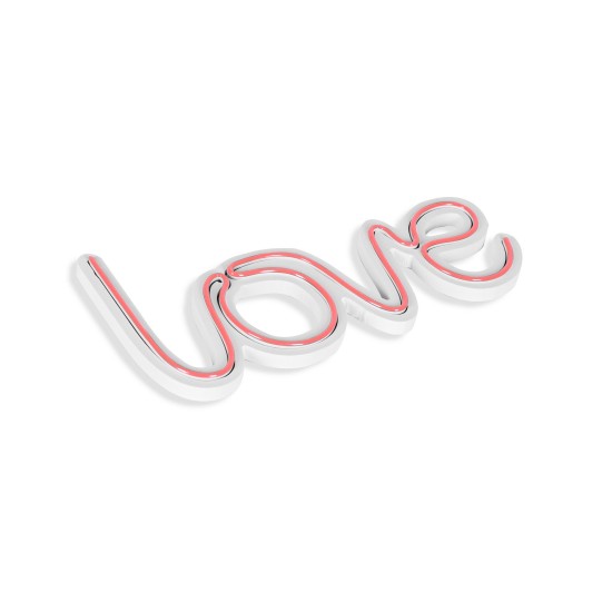 Decorative Plastic Led Lighting Love - Pink Pink Wallxpert Decorative Plastic Led Lighting Love - Pink Pink