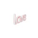 Decorative Plastic Led Lighting Love - Pink Pink Wallxpert Decorative Plastic Led Lighting Love - Pink Pink