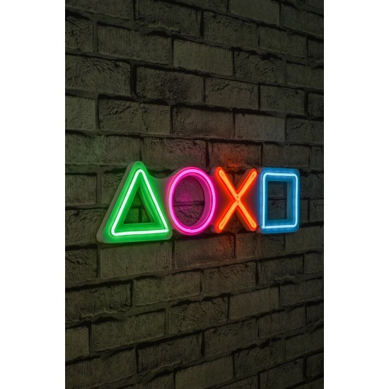 Decorative Plastic Led Lighting Play Station - Multicolor Multicolor Wallxpert Decorative Plastic Led Lighting Play Station - Multicolor Multicolor