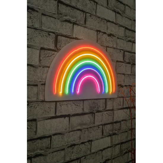 Decorative Plastic Led Lighting Rainbow - Multicolor Multicolor Wallxpert Decorative Plastic Led Lighting Rainbow - Multicolor Multicolor
