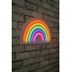 Decorative Plastic Led Lighting Rainbow - Multicolor Multicolor Wallxpert Decorative Plastic Led Lighting Rainbow - Multicolor Multicolor