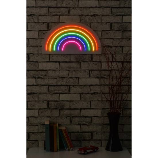 Decorative Plastic Led Lighting Rainbow - Multicolor Multicolor Wallxpert Decorative Plastic Led Lighting Rainbow - Multicolor Multicolor