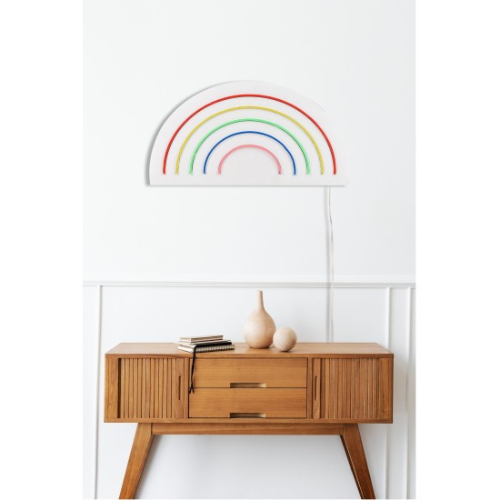 Decorative Plastic Led Lighting Rainbow - Multicolor Multicolor Wallxpert Decorative Plastic Led Lighting Rainbow - Multicolor Multicolor