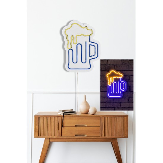 Decorative Plastic Led Lighting Beer Glass - Blue
Yellow Blue
Yellow Wallxpert Decorative Plastic Led Lighting Beer Glass - Blue
Yellow Blue
Yellow