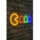 Decorative Plastic Led Lighting Pacman - Multicolor Multicolor Wallxpert Decorative Plastic Led Lighting Pacman - Multicolor Multicolor