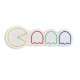Decorative Plastic Led Lighting Pacman - Multicolor Multicolor Wallxpert Decorative Plastic Led Lighting Pacman - Multicolor Multicolor