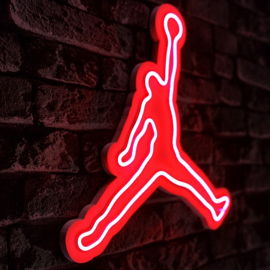 Decorative Plastic Led Lighting Basketball - Red Red Wallxpert Decorative Plastic Led Lighting Basketball - Red Red