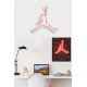 Decorative Plastic Led Lighting Basketball - Red Red Wallxpert Decorative Plastic Led Lighting Basketball - Red Red