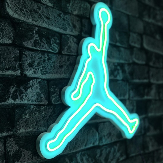 Decorative Plastic Led Lighting Basketball - Blue Blue Wallxpert Decorative Plastic Led Lighting Basketball - Blue Blue