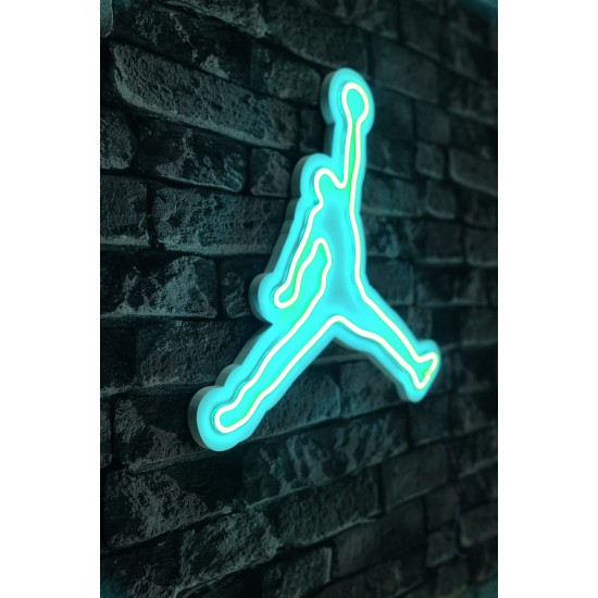Decorative Plastic Led Lighting Basketball - Blue Blue Wallxpert Decorative Plastic Led Lighting Basketball - Blue Blue