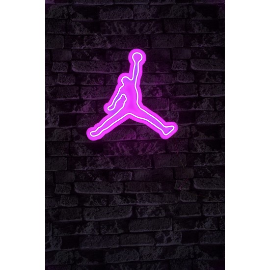 Decorative Plastic Led Lighting Basketball - Pink Pink Wallxpert Decorative Plastic Led Lighting Basketball - Pink Pink