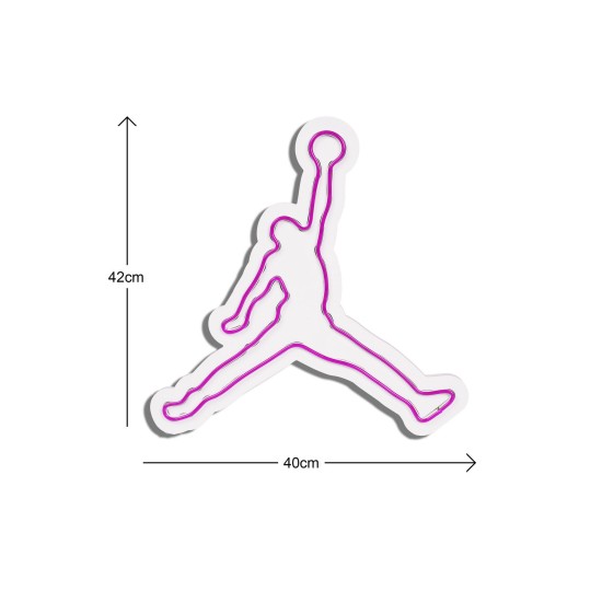 Decorative Plastic Led Lighting Basketball - Pink Pink Wallxpert Decorative Plastic Led Lighting Basketball - Pink Pink