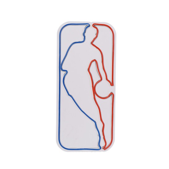 Decorative Plastic Led Lighting The Logo Jerry West - Multicolor Multicolor Wallxpert Decorative Plastic Led Lighting The Logo Jerry West - Multicolor Multicolor