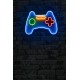 Decorative Plastic Led Lighting Play Station Gaming Controller - Blue Multicolor Wallxpert Decorative Plastic Led Lighting Play Station Gaming Controller - Blue Multicolor