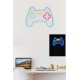 Decorative Plastic Led Lighting Play Station Gaming Controller - Blue Multicolor Wallxpert Decorative Plastic Led Lighting Play Station Gaming Controller - Blue Multicolor