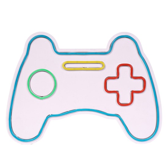Decorative Plastic Led Lighting Play Station Gaming Controller - Blue Multicolor Wallxpert Decorative Plastic Led Lighting Play Station Gaming Controller - Blue Multicolor