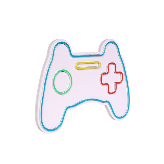 Decorative Plastic Led Lighting Play Station Gaming Controller - Blue Multicolor Wallxpert Decorative Plastic Led Lighting Play Station Gaming Controller - Blue Multicolor