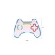 Decorative Plastic Led Lighting Play Station Gaming Controller - Blue Multicolor Wallxpert Decorative Plastic Led Lighting Play Station Gaming Controller - Blue Multicolor