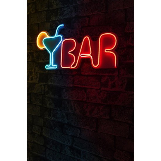 Decorative Plastic Led Lighting Bar - Multicolor Multicolor Wallxpert Decorative Plastic Led Lighting Bar - Multicolor Multicolor