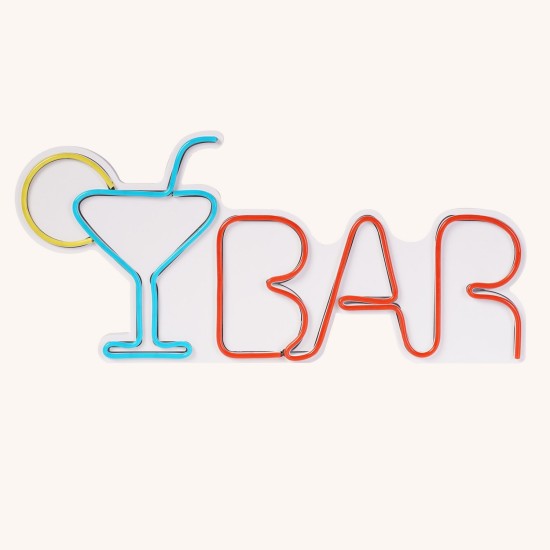 Decorative Plastic Led Lighting Bar - Multicolor Multicolor Wallxpert Decorative Plastic Led Lighting Bar - Multicolor Multicolor