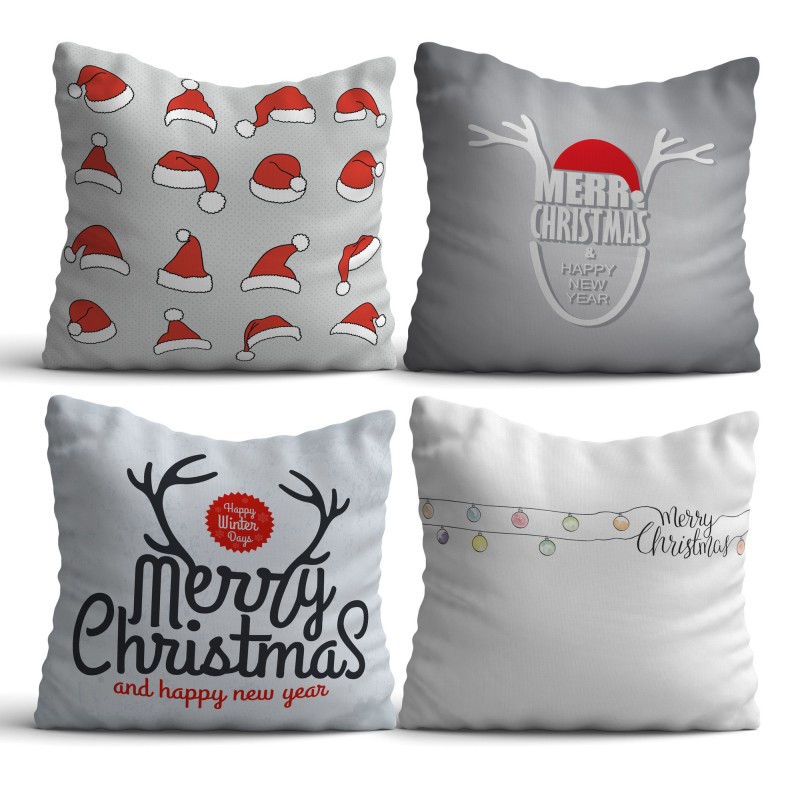 Aberto Design Cushion Set (4 Pieces) NYXMAS04 Multicolor