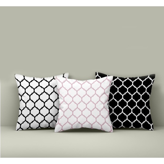 Cushion Set (3 Pieces) HMI-KIR-121 Multicolor Aberto Design Cushion Set (3 Pieces) HMI-KIR-121 Multicolor