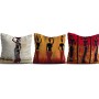 Cushion Cover Set (3 Pieces) HMI-KIR-113 Multicolor