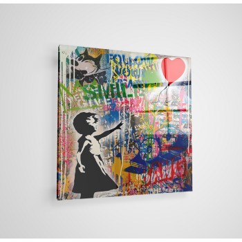 Decorative Tempered Glass Painting CAM4124_5050 Multicolor