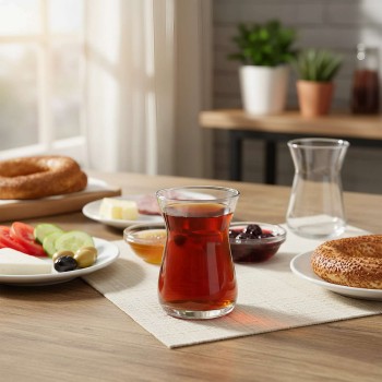 Tea Glass Set (6 Pieces) PB-42451 Transparent