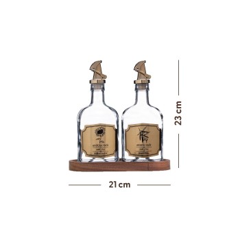 Oil Dispenser Set (2 Pieces) F10010 Transparent