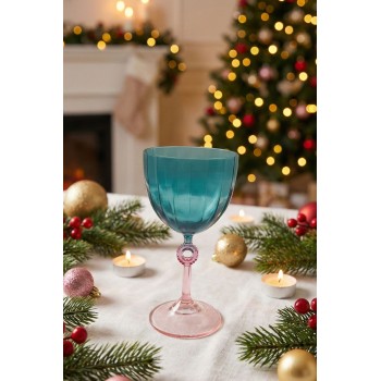 Wine Glass Set (4 Pieces) RAKLE258 Blue