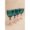 Wine Glass Set (4 Pieces) RAKLE258 Blue