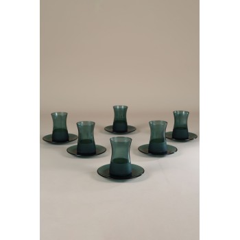 Tea Glass Set (12 Pieces) 8682225130070 Green