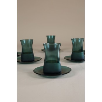 Tea Glass Set (12 Pieces) 8682225130070 Green