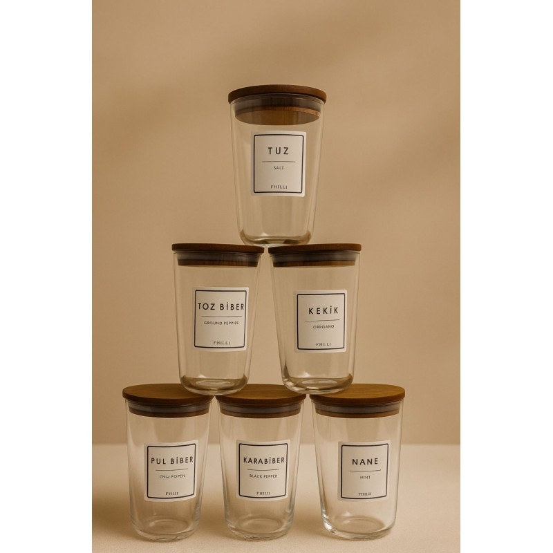 Spice Jar Set (12 Pieces) F10000192 Transparent