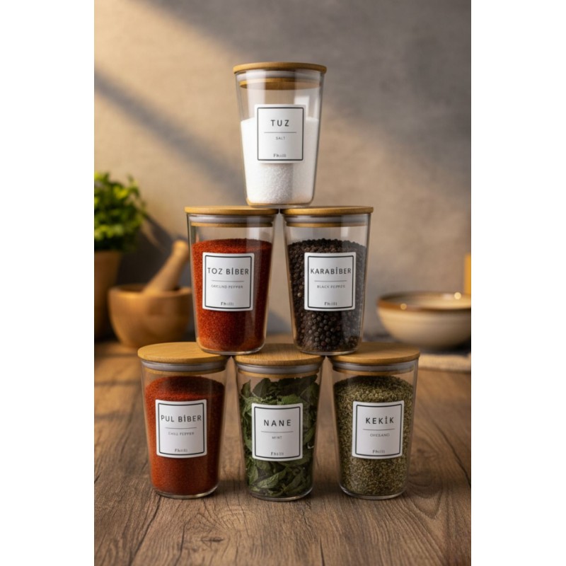 Spice Jar Set (12 Pieces) F10000191 Transparent