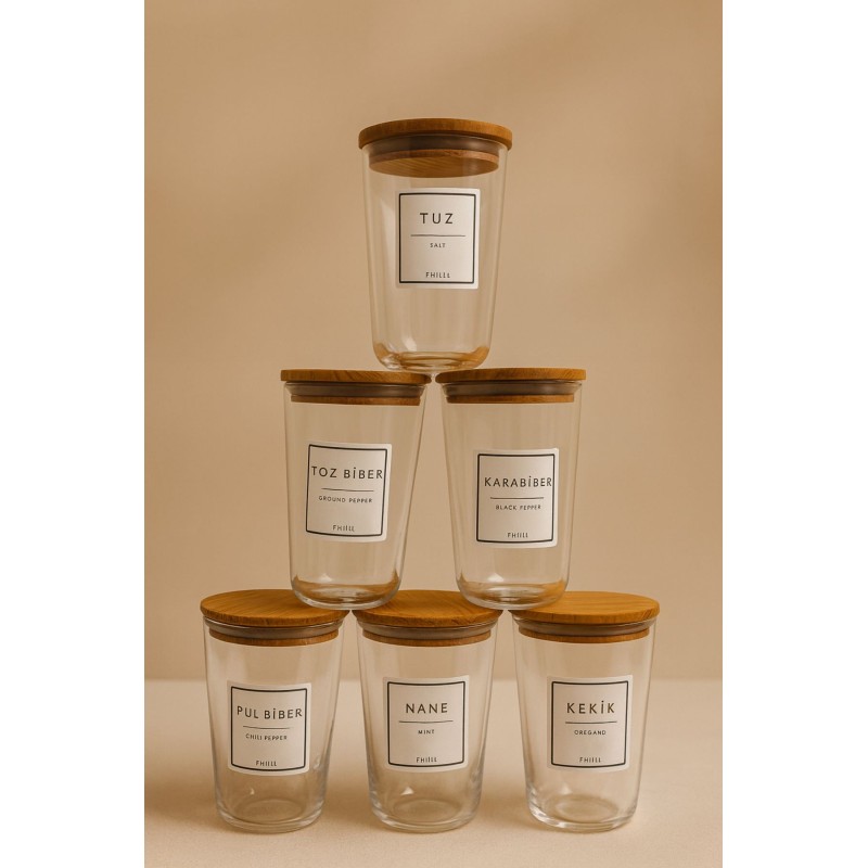 Spice Jar Set (12 Pieces) F10000191 Transparent