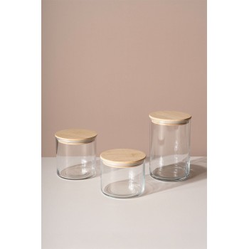 Jar Set (3 Pieces) 8681149236356 Transparent