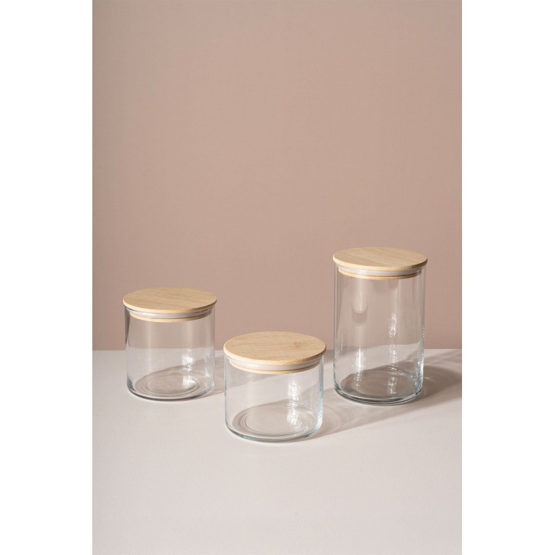 Jar Set (3 Pieces) 8681149236356 Transparent