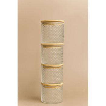 Storage Box Set (8 Pieces) F10000173 Transparent