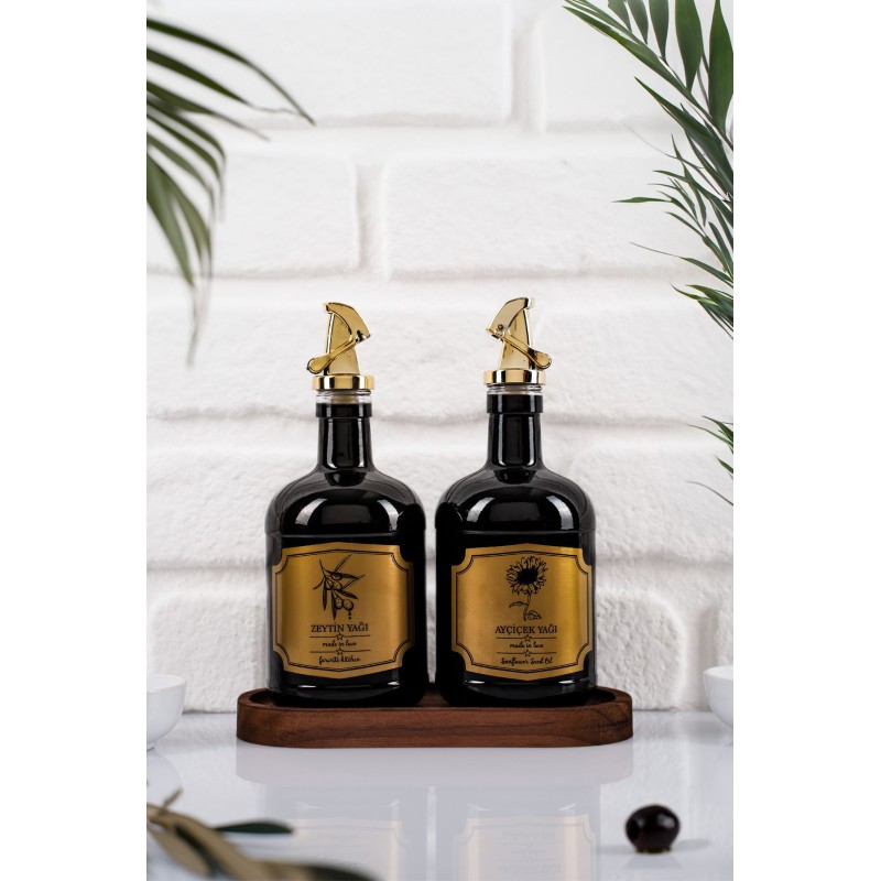 Oil Dispenser Set (3 Pieces) F10000036 Black