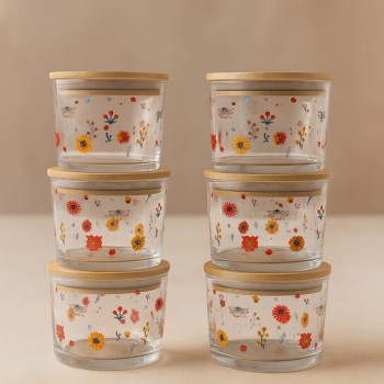 Storage Box Set (12 Pieces) F10000197 Transparent